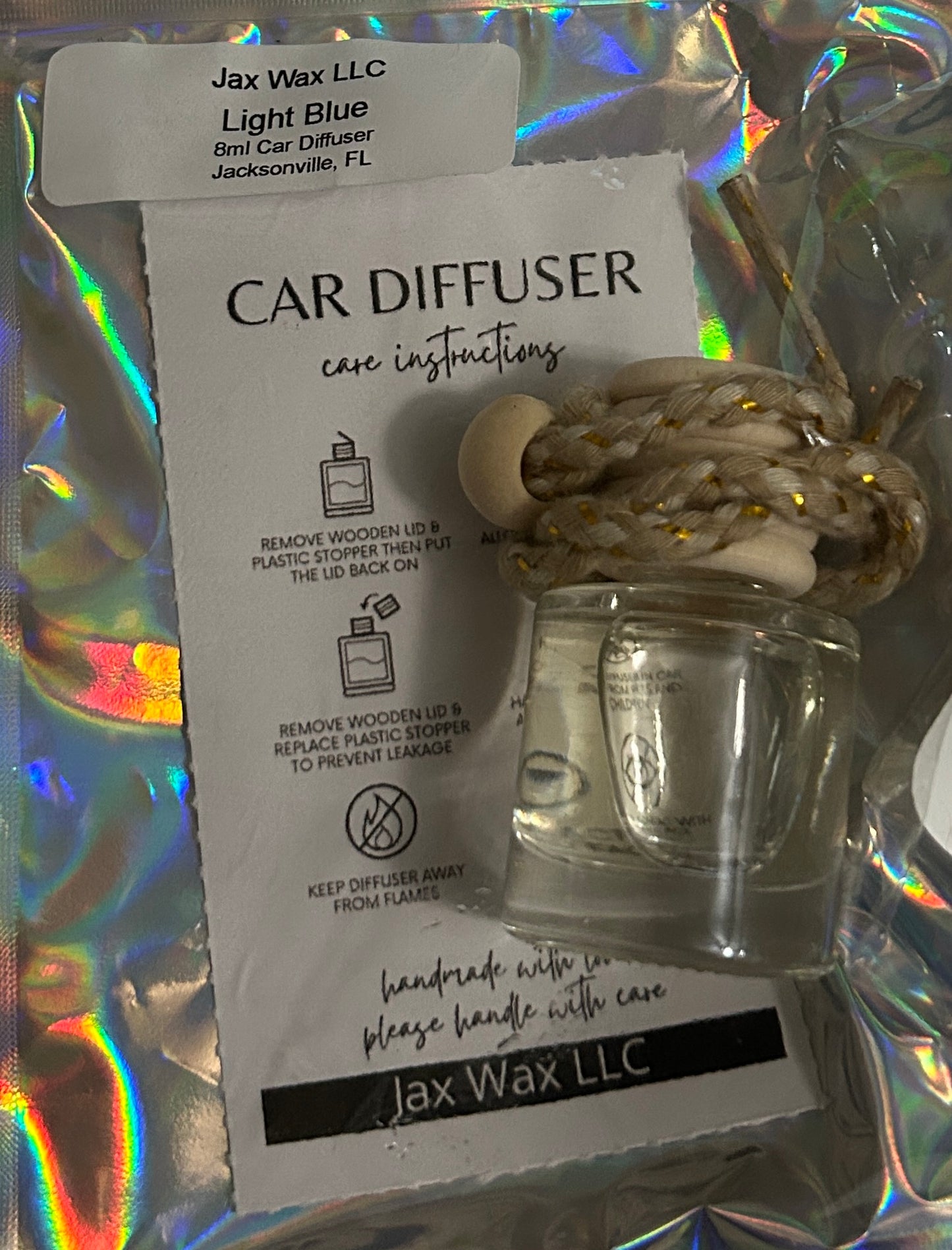 Light Blue Car Diffuser
