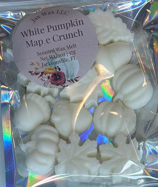 White Pumpkin Maple Crunch Fall Shapes