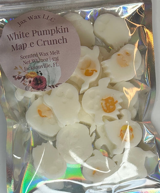 White Pumpkin Maple Crunch Mini Ghosts / Pumpkins