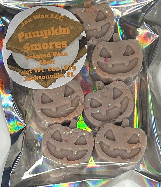 Pumpkin Smores Jack O Lanterns