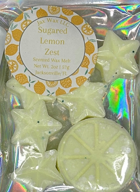 Sugared Lemon Zest Lemons & Stars