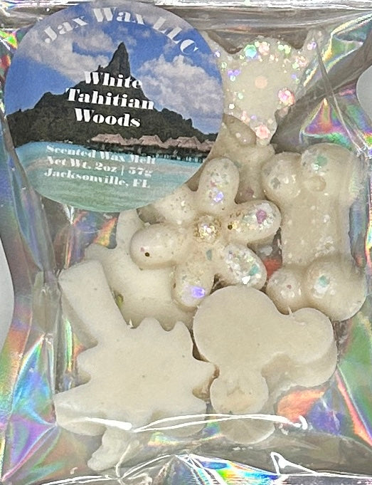 White Tahitian Woods Mixed Shapes